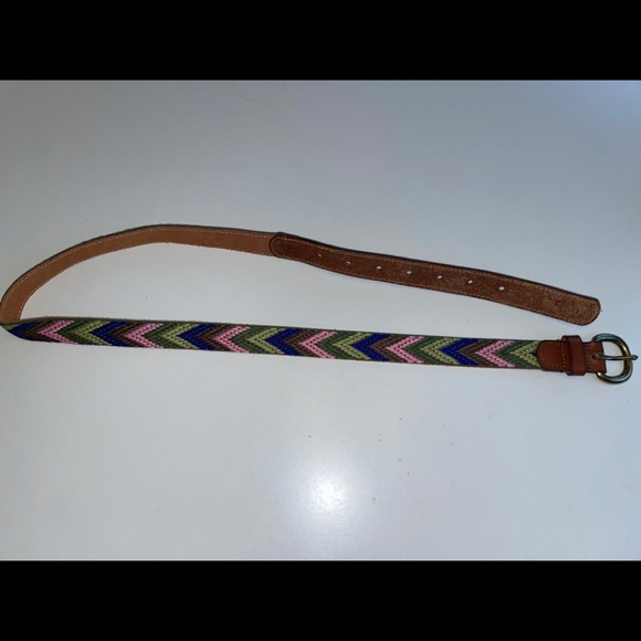 American Eagle Chevron Skinny Belt - Picture 3 of 3